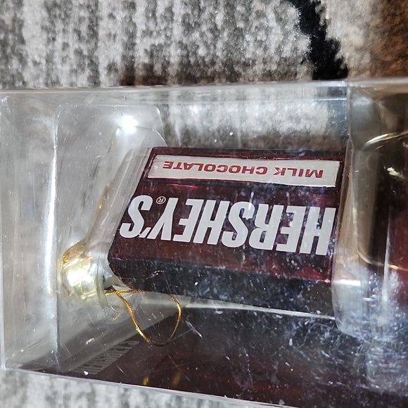 HERSHEY'S CANDY-BAR 2008 KURT ADLER HANDCRAFTED GLASS CHRISTMAS ORNAMENT - Picture 2 of 12